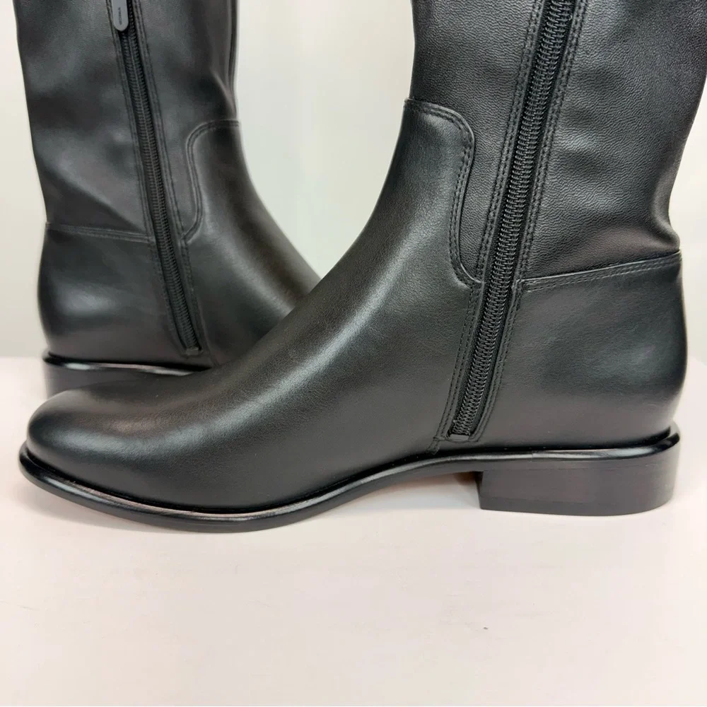 New Vince Cody Over the Knee Boot Black Sz 7.5